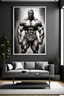 Placeholder: man wall art bodybuilder