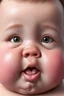 Placeholder: cheek fat baby realistic