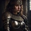 Placeholder: Behold the powerful alluring and pretty knight woman, her body adorned with the traditional knight armor, HDR, beautifully shot, hyperrealistic, sharp focus, 64 megapixels, perfect composition, high contrast, cinematic, atmospheric, moody