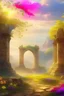 Placeholder: imagine scene set in a fantasy world, hidden valley shrouded in mist, where ancient stone arches stand as gateways to other realms, and luminous flora blooms with magical properties --ar 16:9 --v 5 Красивый молодой человек у которого темные волосы и одетый в черный свадебный смокинг, рисунок стиле манхвы, красивые глаза