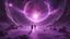 Placeholder: matrix universe, space, planets, god creation walking on light, purple