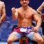 Placeholder: Volodymyr Zelensky wearing hot pants