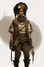 Placeholder: steampunk afro woman technology