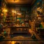 Placeholder: Diorama of old stuff in a room, sharp focus, 8k, 3d, very detailed, volumetric light, grim, fine art, very colorful, ornate, 35mm, F/2.8, insanely detailed and intricate, hypermaximalist, super detailed, decadent