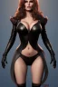 Placeholder: Raquel Welch as evil queen in black leather, leather, busty, cleavage, angry, stern look. character design by cory loftis, fenghua zhong, ryohei hase, ismail inceoglu and ruan jia. unreal engine 5, artistic lighting, highly detailed, photorealistic, fantasy