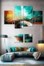 Placeholder: modern home decor canvas wall art