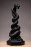 Placeholder: an ominous small statuette made of ebony in the form of a mountain with the snake slithering around the mountain