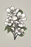 Placeholder: Pacific dogwood, simple vector logo