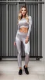 Placeholder: satin leggins, lycra leggins, seamless leggins, muscular abdominal, sixpack abs