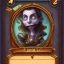 Placeholder: hearthstone card game hyper realistic tim burton