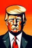 Placeholder: vector illustration of trump