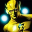 Placeholder: Ultra detailed fullbody Portrait in oil on canvas of Reverse Flash,extremely detailed digital painting,extremely detailed face,crystal clear Big eyes, mystical colors ,perfectly centered image, perfect composition, rim light, beautiful lighting,masterpiece,8k, stunning scene, raytracing, anatomically correct, in the style of robert e howard and Ken Kelley and Ohrai Noriyoshi and Simon Bisley and tomzj1