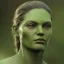 Placeholder: analog style, Celtic goddes, portrait, simmetric eyes, ambient, hulk wearing outfit, ultra realistic photo