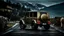 Placeholder: Lamborghini G-Class, desktop wallpaper, 4K, Cinematic, rear view