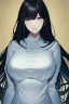 Placeholder: generate a realistic image of a skinny girl with white skin blue eyes and black hair