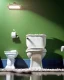 Placeholder: Toilet scene, donald trump sitting in toilet, pants down, defecating, realistic image, hooper style, concept art, smooth, unreal engine 5, god lights, ray tracing, RTX, lumen lighting, ultra detail, volumetric lighting, 3d.