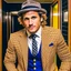 Placeholder: Diego Forlan Football soccer player posing. He is cosplaying a detective.