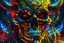 Placeholder: portrait of devil skull merging with lilith warrior in cyber punk, horror core, neon ambiance, beautiful detailed intricate insanely detailed detailed, digital painting, vibrant, epic, masterpiece, HDR, sharp focus, illustration, ultra realistic, 8 k, soft natural volumetric cinematic perfect light, sf, intricate artwork masterpiece, ominous, matte painting movie poster, golden ratio, intricate, epic, highly detailed, vibrant, production cinematic character render, ultra high quality