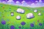 Placeholder: bucolic English countryside, peaceful sheep grazing in bright green grass, tiny colorful wildflowers Modifiers: extremely detailed bright studio setting 8k rose tones oil on canvas very attractive beautiful