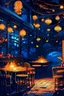 Placeholder: Fire fly in a night cafe pixart