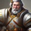 Placeholder: D&D character, paladin, dwarf, heavy armor, war hammer, smite, helmet