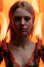 Placeholder: portrait of samantha prince set in fire, cinematic lighting, photorealistic, ornate, intricate, realistic, detailed, volumetric light and shadow, hyper HD, octane render, unreal engine insanely detailed and intricate, hypermaximalist, elegant, ornate, hyper-realistic, super detailed --v 4