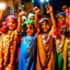 Placeholder: Abstract Libyan children celebrating end of ramadan