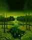 Placeholder: A lime green poisonous swamp in a nuclear city painted by Henri Rousseau