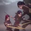 Placeholder: 2 samurai girls with sword fight in rain, xtreme detailed, photorealistic, 4k