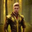 Placeholder: Male, Human, Blond, Sorcerer, Fire Mage, Golden Eyes, Young, Photorealism, Full Body Shot, Forest Background