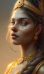 Placeholder: indian goddess , beautiful, long hair, wavy hair, curly hair، black eyes, head and shoulders portrait, cinematic, 8k, resolution concept art portrait by Greg Rutkowski, Artgerm, WLOP, Alphonse Mucha dynamic lighting hyperdetailed intricately detailed