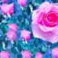 Placeholder: a magical crystal a light pink rose, pink and blue wisteriapink, magnolias pink, blue lake,sun,white swanns,pink vertical, blue lake,sharp, vines, candlelit, endor, ornate, elegant, highly detailed, artstation, concept art, smooth, sharp focus, illustration, 8k, splash art, wallpaper, key visual