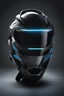 Placeholder: futuristic bike helmet in dark background