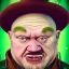 Placeholder: Leprechaun,Michael Sproule, fat, bald, badly dressed, old, ugly Character Portrait, magnificent, majestic, highly intricate gigantic, Realistic photography, incredibly detailed, ultra high resolution, 8k, complex 3d render, cinema 4d
