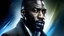 Placeholder: create a stunning & realistic Photo of idris elba in a futuristic scenario