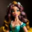 Placeholder: disney princess lora with sculpted hair top view