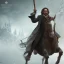 Placeholder: Full body, 3d render, Harry Potter 1800's men style, 1800's hair style, 1800's men clothes style, riding horse, hyper realistic, octane render, unreal engine 5, 8k, palace background, uhd