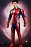 Placeholder: Cosmic super hero, armed wepon , red & black costume,4k image, full body men