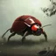 Placeholder: Mechanical war ladybird digital illustration sharp focus, elegant intricate digital painting artstation concept art global illumination ray tracing advanced technology