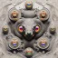 Placeholder: 3d animals, jewel, precious stones, shiny, beautiful rich, detailed yin and yang symbol, shiny, intricate, gorgeous, ultrafine detail, hyperrealism, trending on artstation, sharp focus, intricate details, highly detailed, glowing, glitter, complementary colours