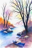 Placeholder: SKETCH WATERCOLOR PASTEL COLOURS - “The River of Dreams”