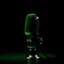 Placeholder: Create small two green microphone and black background