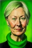 Placeholder: Make me a oil portrait from green party politican in germany