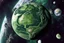 Placeholder: зеленая плонета в космосе