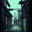 Placeholder: A Monster in a back alley