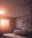 Placeholder: Photo of a beautyful and big bedroom in sunset, 8k,unreal engine, very detailed, realistic, cinema 4D