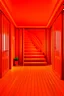 Placeholder: Create a 3D image of SD ArRahman Wave 3 floors safe and comfortable to study with background of orange paint