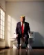 Placeholder: Donald Trump sitting in toilet scene, pants down, realistic image, hooper style, casual, concept art, smooth, unreal engine 5, god lights, ray tracing, RTX, lumen lighting, ultra detail, volumetric lighting, 3d.