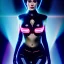 Placeholder: Ultra detailed fullbody Portrait in oil on canvas of busty beautiful female from Tron legacy,tron legacy light cycle,extremely detailed digital painting, extremely detailed face,crystal clear Big eyes, mystical colors ,perfectly centered image, perfect composition, rim light, beautiful lighting,masterpiece,8k, stunning scene, raytracing, anatomically correct, in the style of Ohrai Noriyoshi and Evan lee and robert and howard and Ken Kelley and Simon Bisley and tomzj1