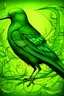 Placeholder: Gian green bird davinci style
